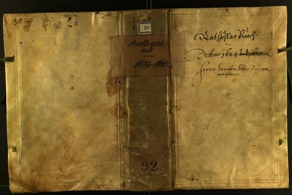 Civic Archives of Bozen-Bolzano - BOhisto Minutes of the council 1624 