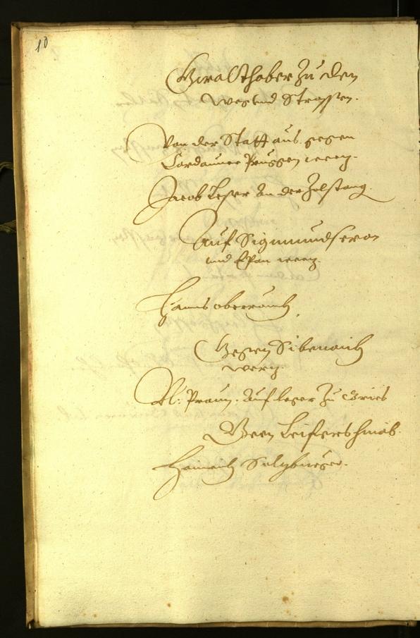 Stadtarchiv Bozen - BOhisto Ratsprotokoll 1624 