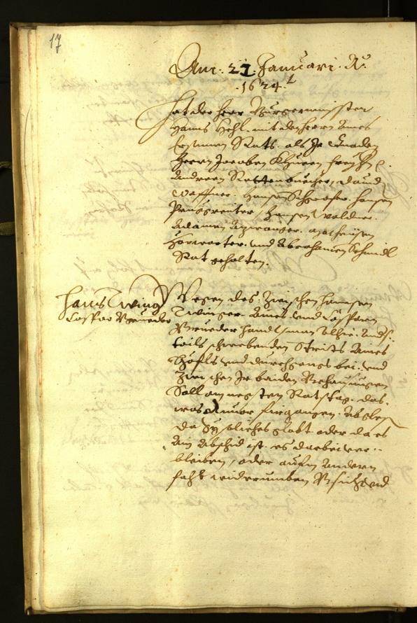 Civic Archives of Bozen-Bolzano - BOhisto Minutes of the council 1624 