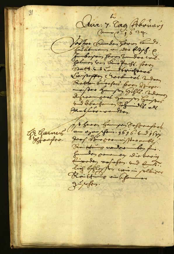 Archivio Storico della Città di Bolzano - BOhisto protocollo consiliare 1624 