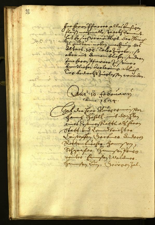 Civic Archives of Bozen-Bolzano - BOhisto Minutes of the council 1624 