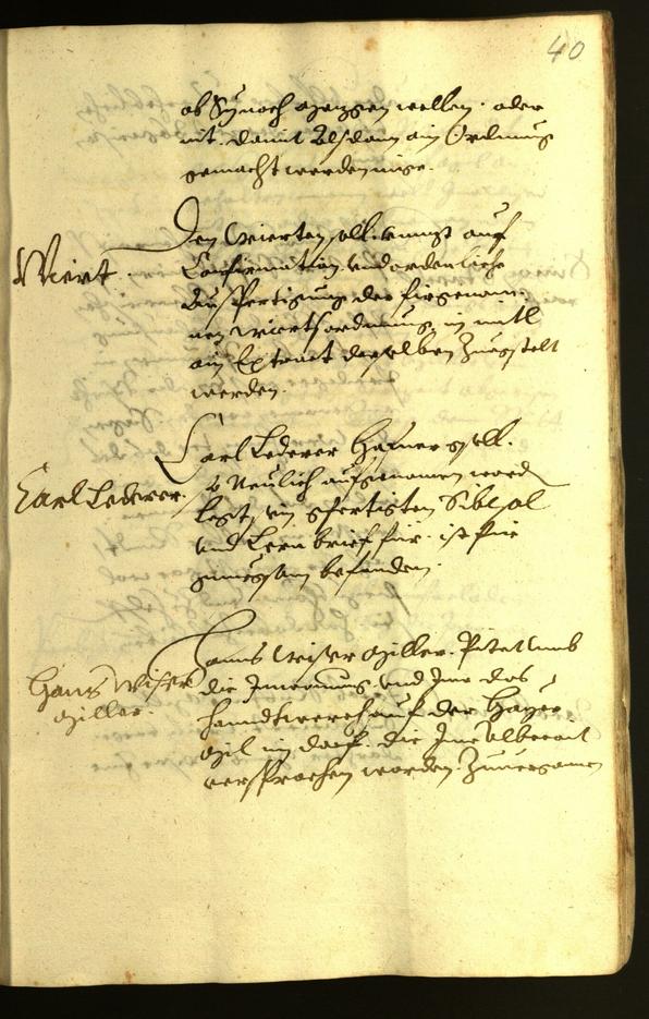 Civic Archives of Bozen-Bolzano - BOhisto Minutes of the council 1624 