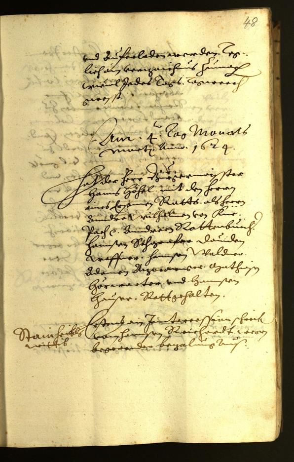 Civic Archives of Bozen-Bolzano - BOhisto Minutes of the council 1624 