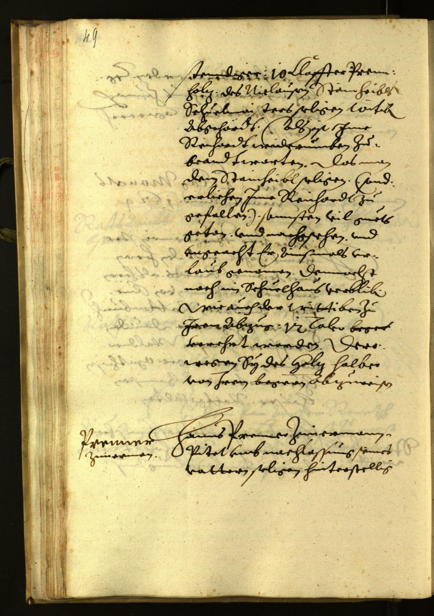 Stadtarchiv Bozen - BOhisto Ratsprotokoll 1624 