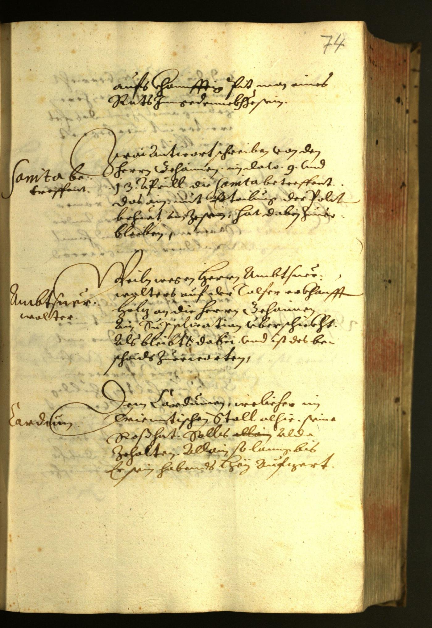 Stadtarchiv Bozen - BOhisto Ratsprotokoll 1624 