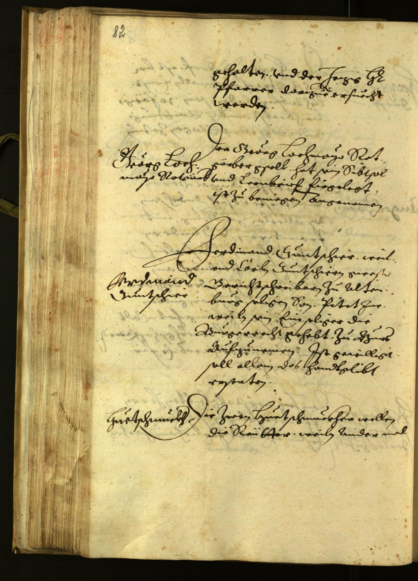 Stadtarchiv Bozen - BOhisto Ratsprotokoll 1624 