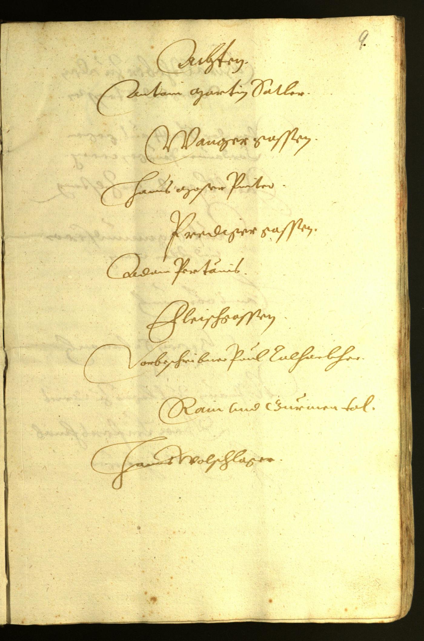 Stadtarchiv Bozen - BOhisto Ratsprotokoll 1624 