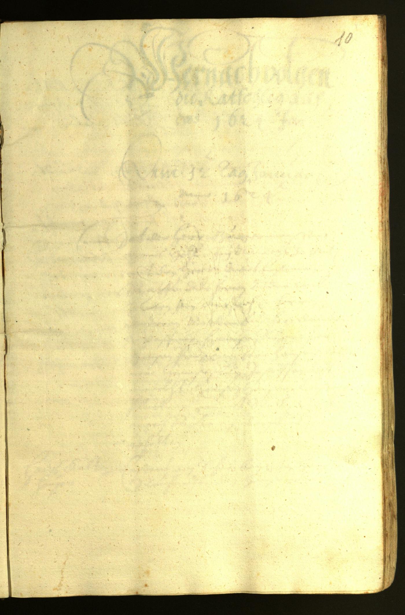 Stadtarchiv Bozen - BOhisto Ratsprotokoll 1624 