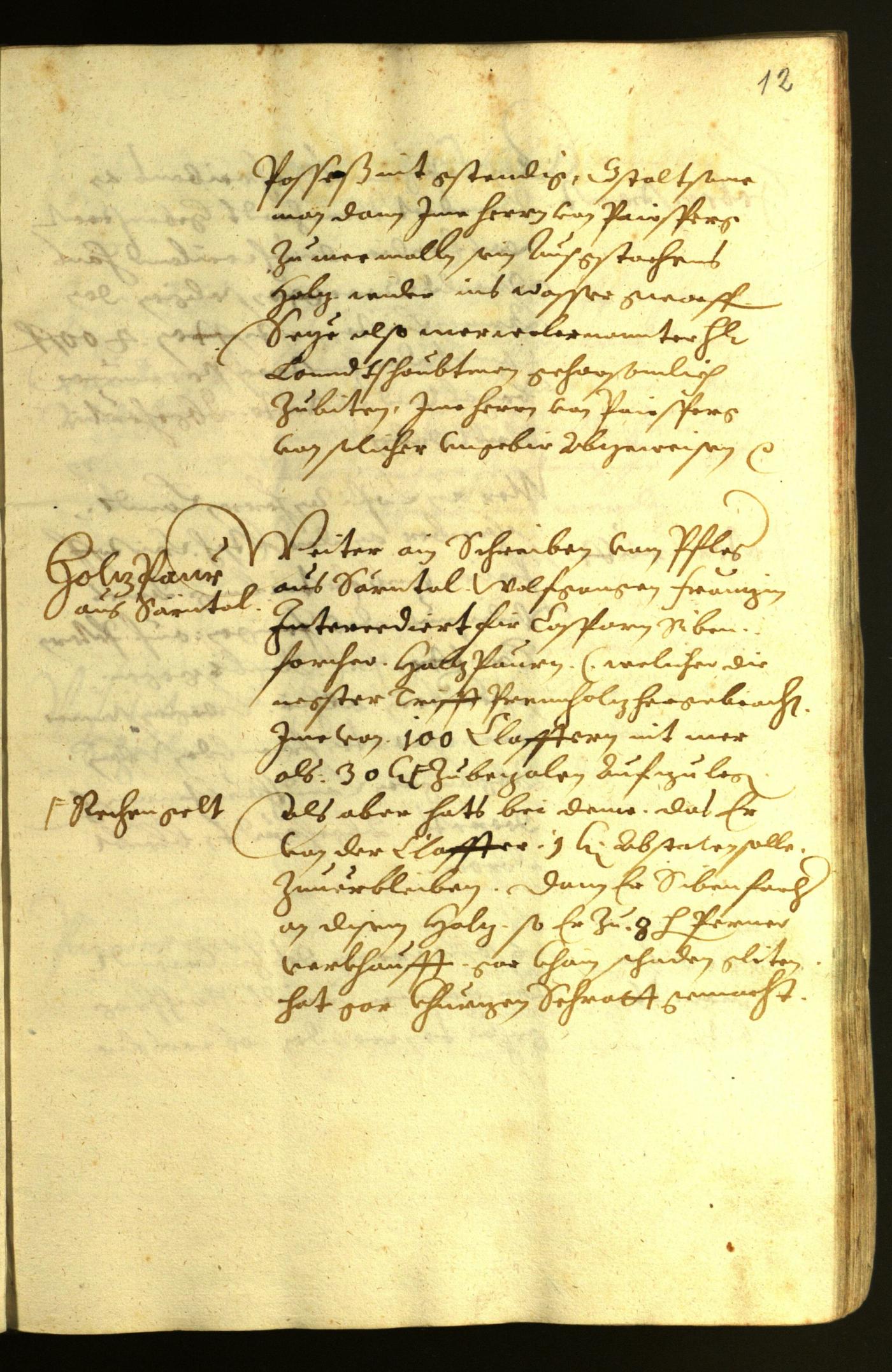 Stadtarchiv Bozen - BOhisto Ratsprotokoll 1624 