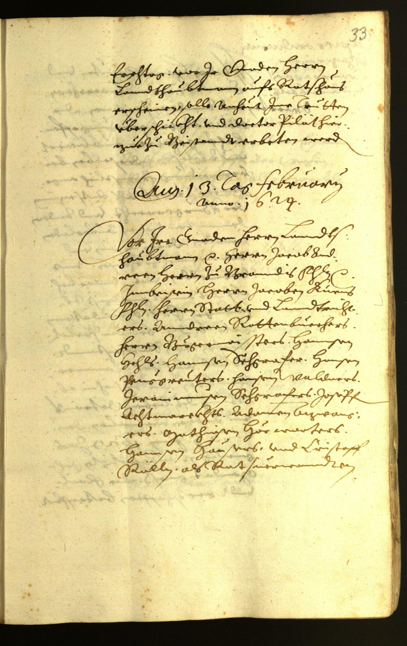 Civic Archives of Bozen-Bolzano - BOhisto Minutes of the council 1624 