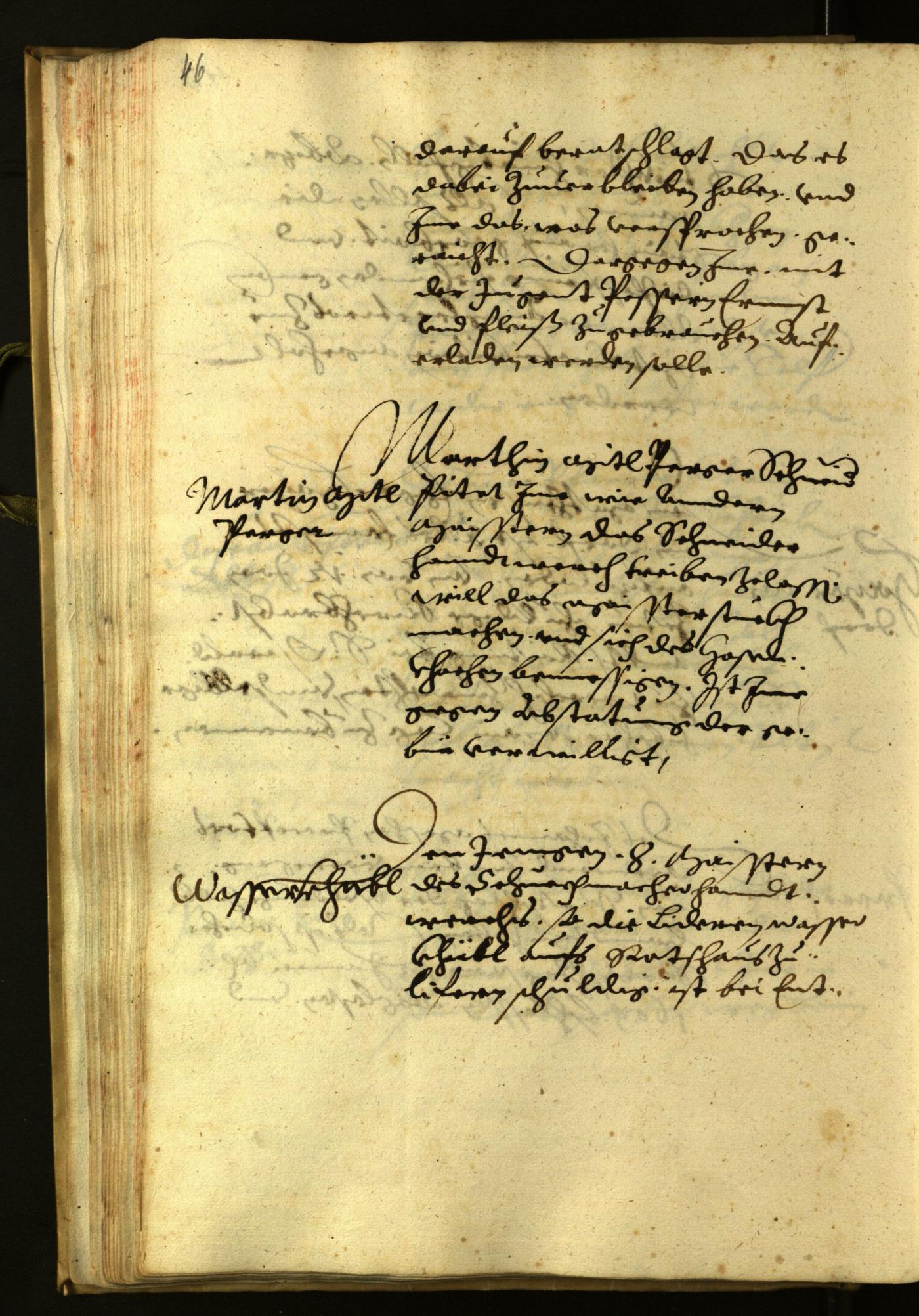 Stadtarchiv Bozen - BOhisto Ratsprotokoll 1624 