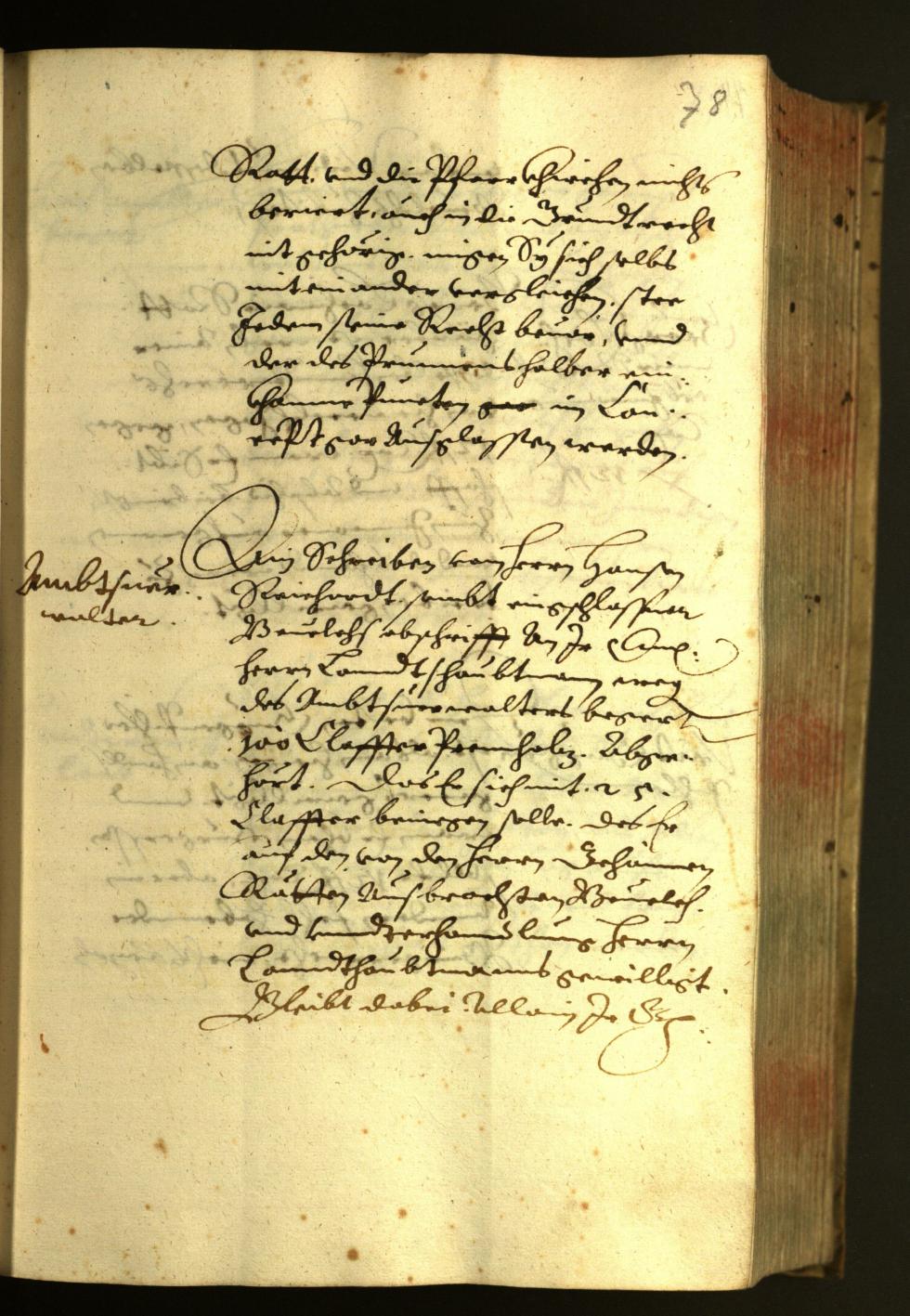 Stadtarchiv Bozen - BOhisto Ratsprotokoll 1624 