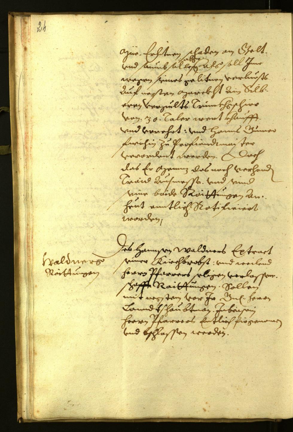 Civic Archives of Bozen-Bolzano - BOhisto Minutes of the council 1624 