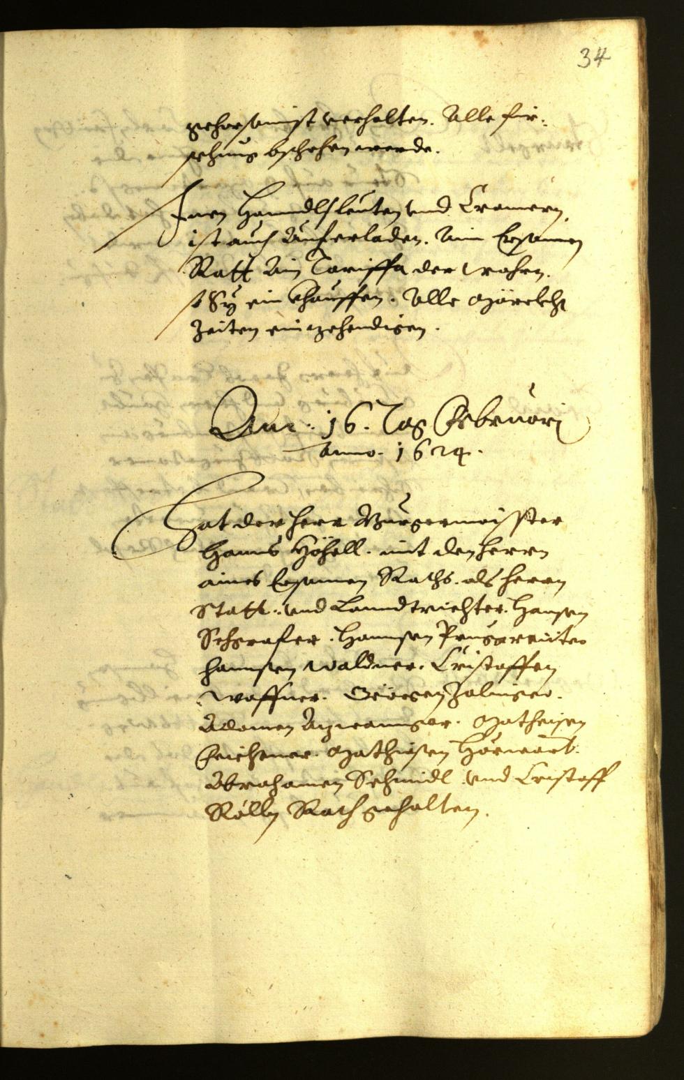 Civic Archives of Bozen-Bolzano - BOhisto Minutes of the council 1624 