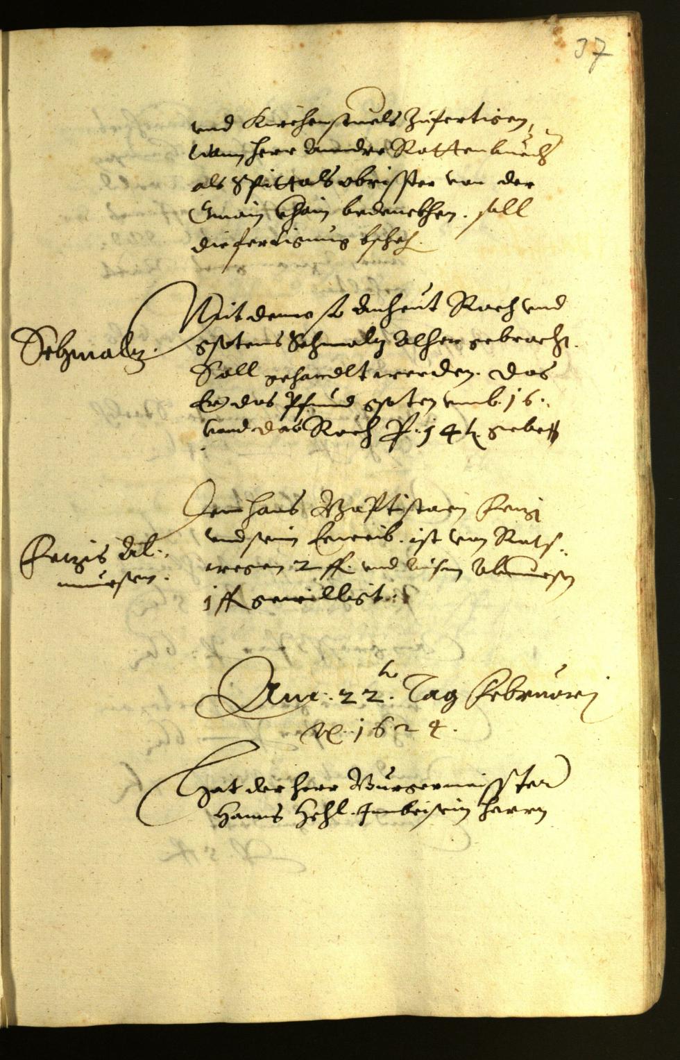 Civic Archives of Bozen-Bolzano - BOhisto Minutes of the council 1624 