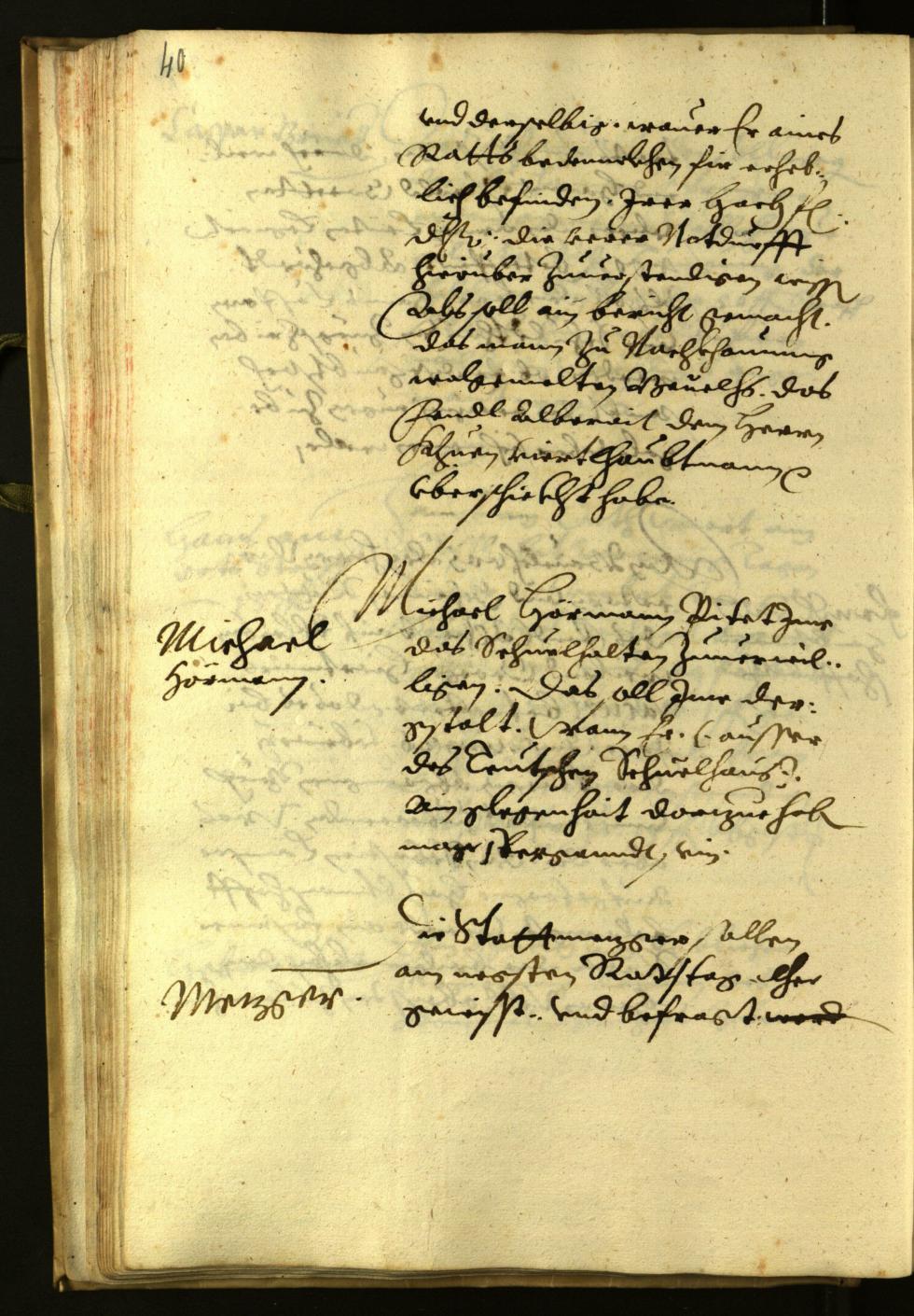 Civic Archives of Bozen-Bolzano - BOhisto Minutes of the council 1624 