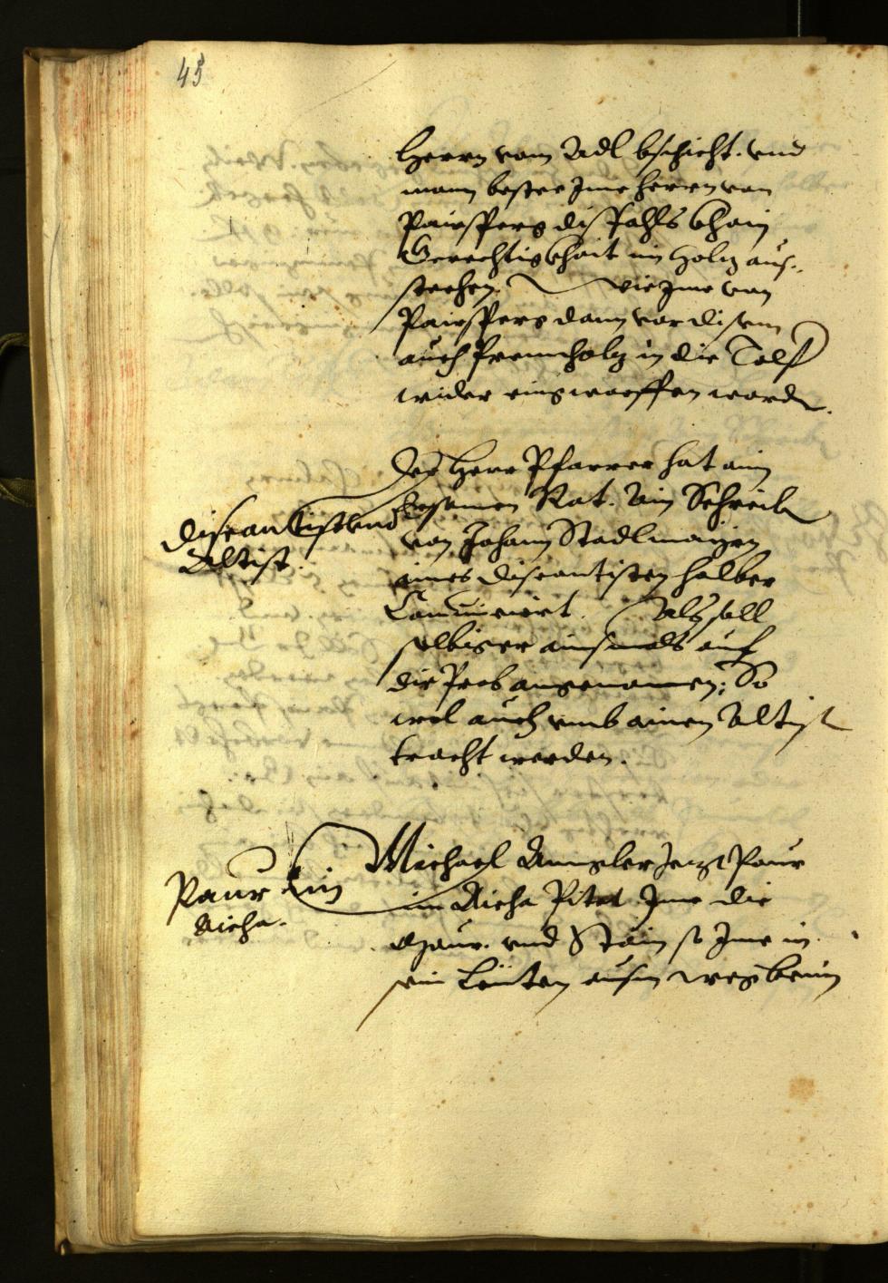 Stadtarchiv Bozen - BOhisto Ratsprotokoll 1624 