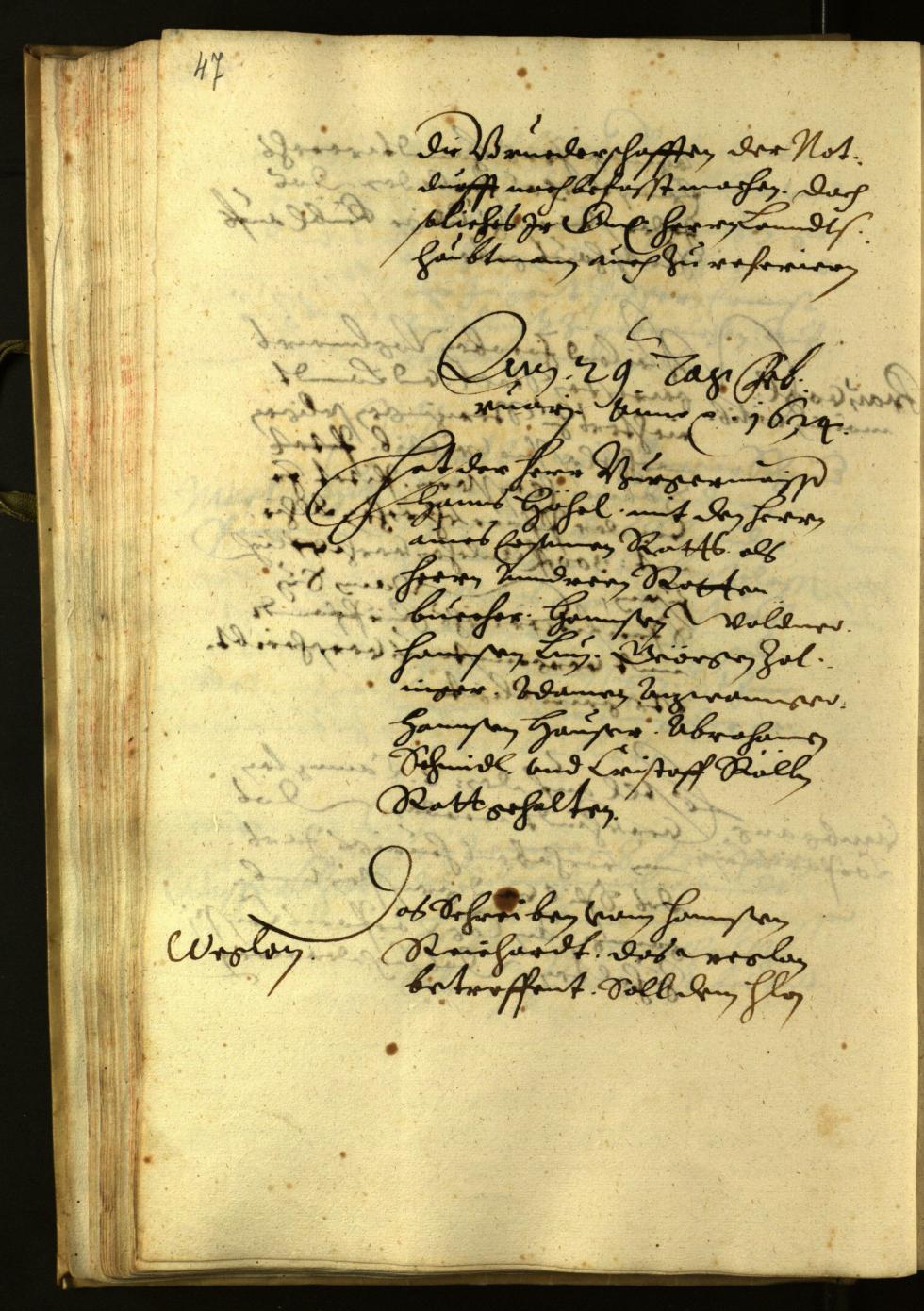 Civic Archives of Bozen-Bolzano - BOhisto Minutes of the council 1624 