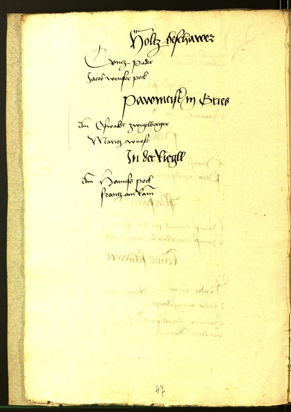 Civic Archives of Bozen-Bolzano - BOhisto Minutes of the council 1475 