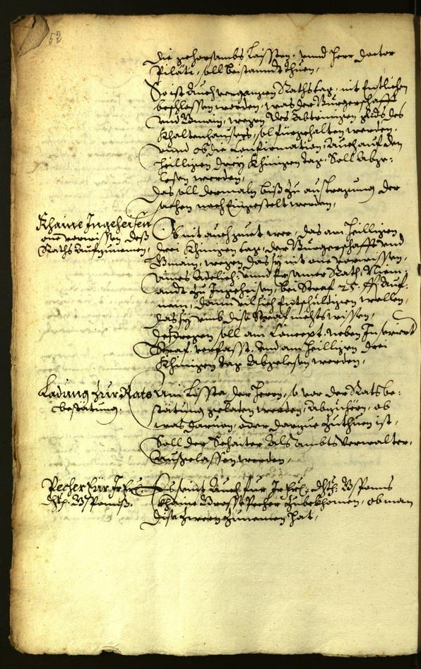 Civic Archives of Bozen-Bolzano - BOhisto Minutes of the council 1625 