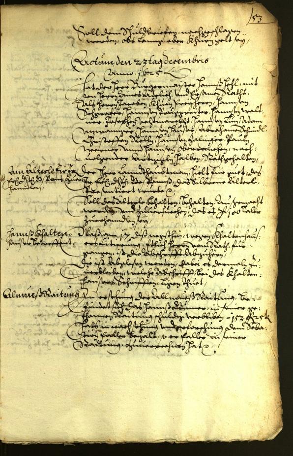 Civic Archives of Bozen-Bolzano - BOhisto Minutes of the council 1625 