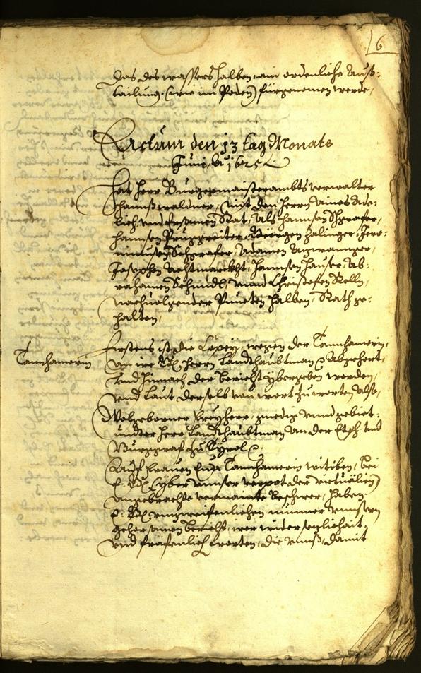 Civic Archives of Bozen-Bolzano - BOhisto Minutes of the council 1625 