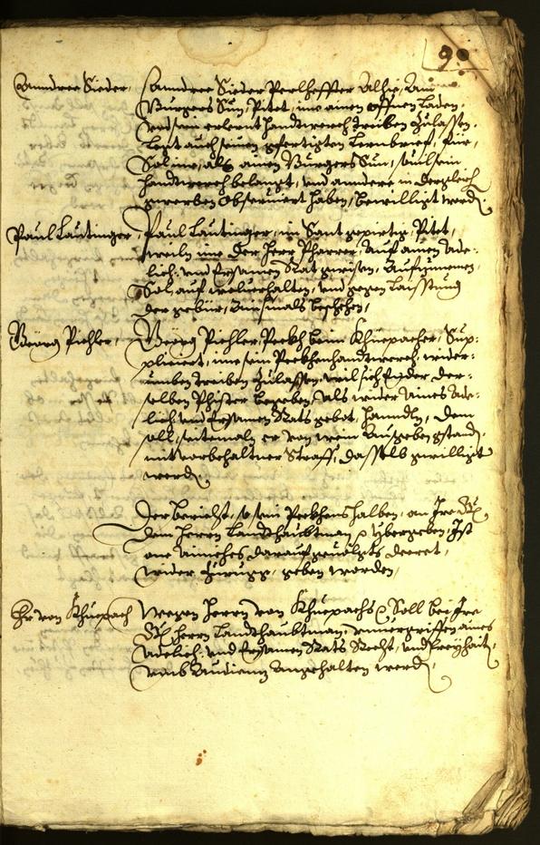 Civic Archives of Bozen-Bolzano - BOhisto Minutes of the council 1625 