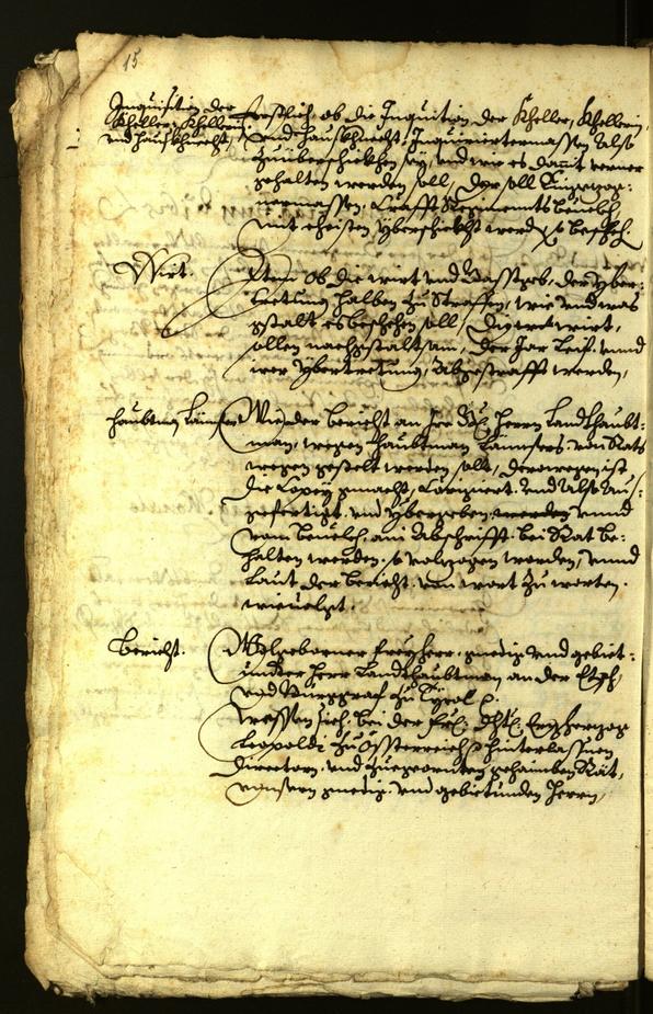 Civic Archives of Bozen-Bolzano - BOhisto Minutes of the council 1625 