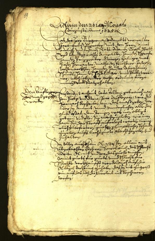 Archivio Storico della Città di Bolzano - BOhisto protocollo consiliare 1625 