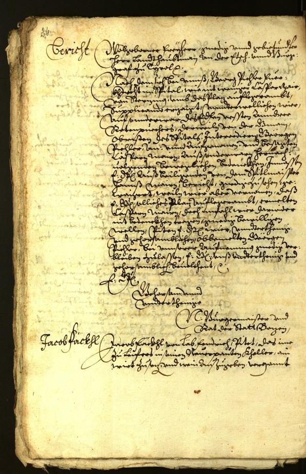 Archivio Storico della Città di Bolzano - BOhisto protocollo consiliare 1625 