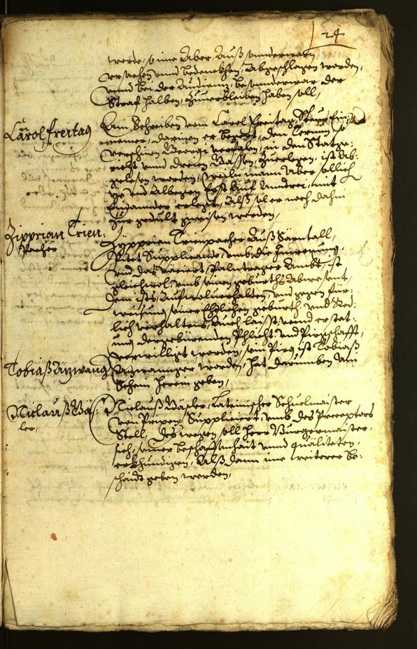 Civic Archives of Bozen-Bolzano - BOhisto Minutes of the council 1625 