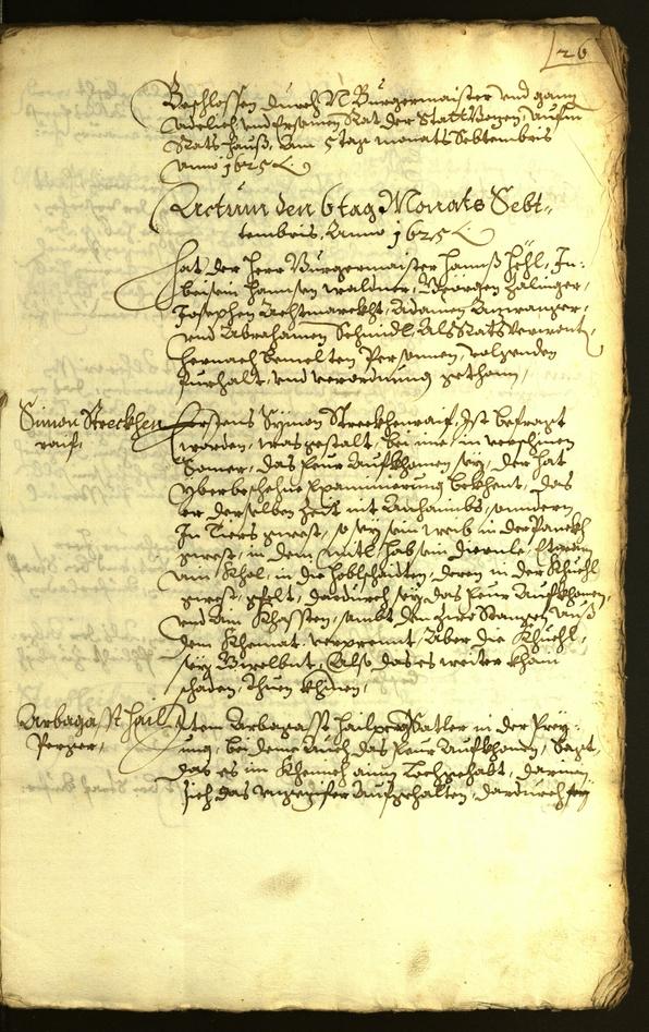 Archivio Storico della Città di Bolzano - BOhisto protocollo consiliare 1625 