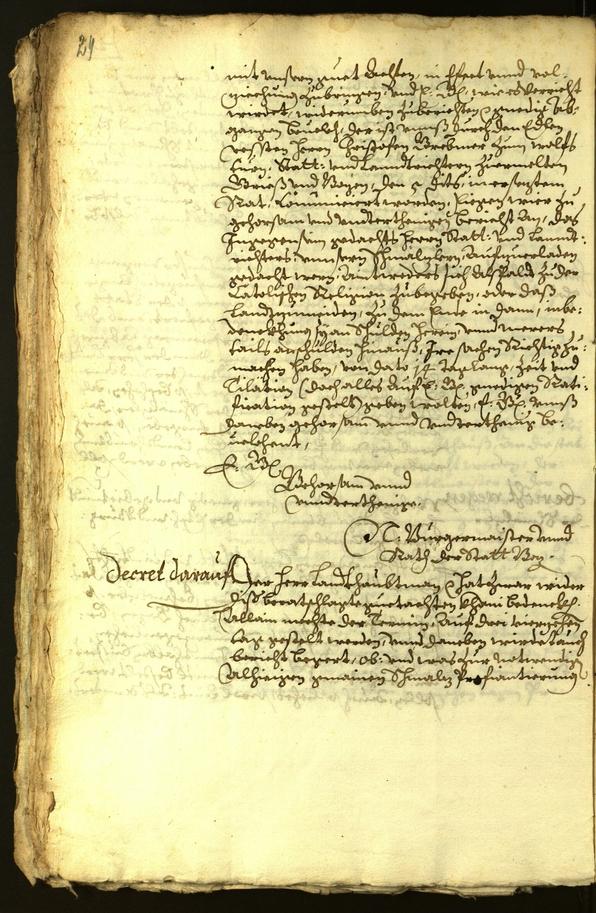 Civic Archives of Bozen-Bolzano - BOhisto Minutes of the council 1625 