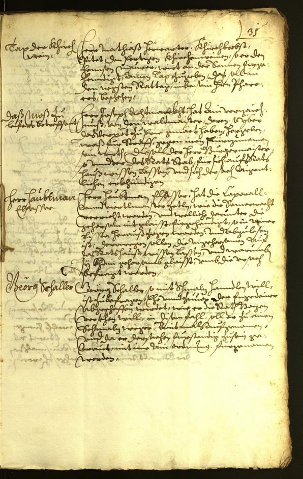 Civic Archives of Bozen-Bolzano - BOhisto Minutes of the council 1625 