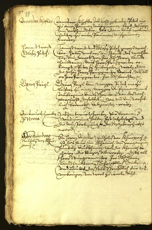 Civic Archives of Bozen-Bolzano - BOhisto Minutes of the council 1625 