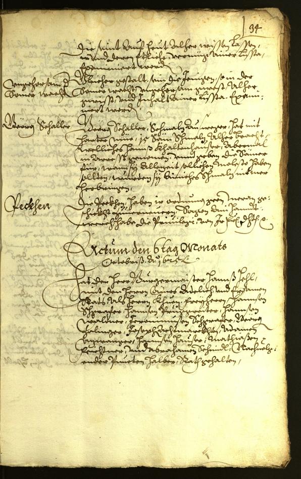 Civic Archives of Bozen-Bolzano - BOhisto Minutes of the council 1625 