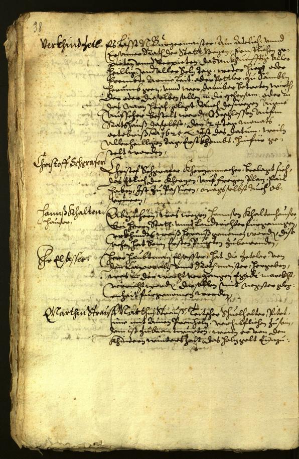 Civic Archives of Bozen-Bolzano - BOhisto Minutes of the council 1625 