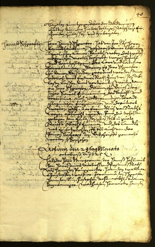 Civic Archives of Bozen-Bolzano - BOhisto Minutes of the council 1625 