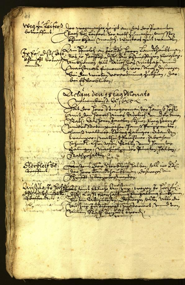 Civic Archives of Bozen-Bolzano - BOhisto Minutes of the council 1625 