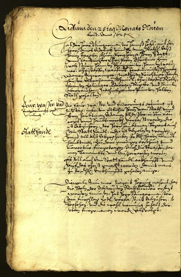 Civic Archives of Bozen-Bolzano - BOhisto Minutes of the council 1625 