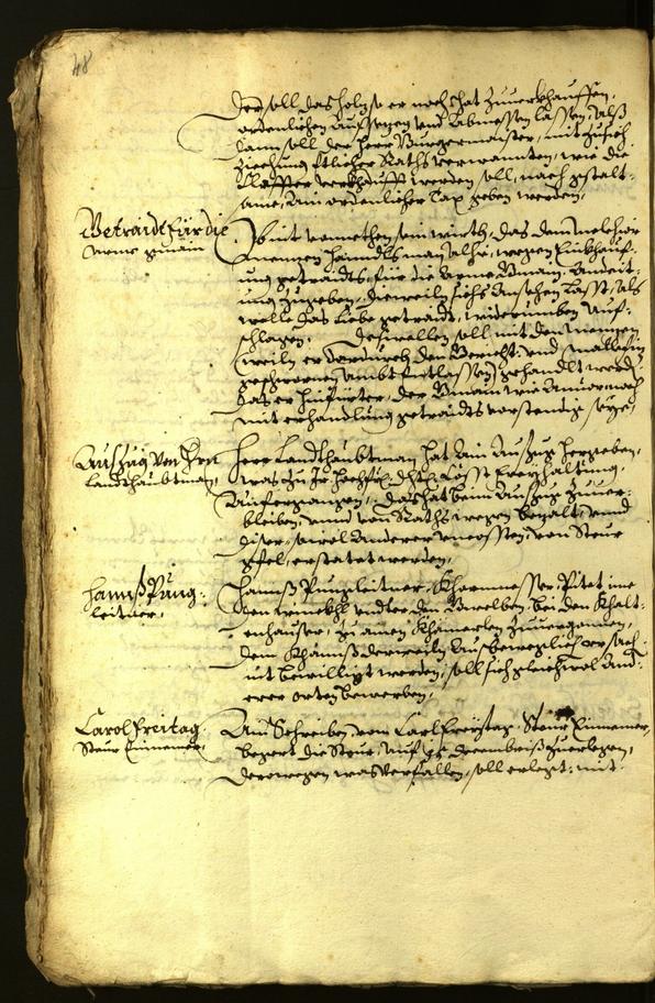 Civic Archives of Bozen-Bolzano - BOhisto Minutes of the council 1625 