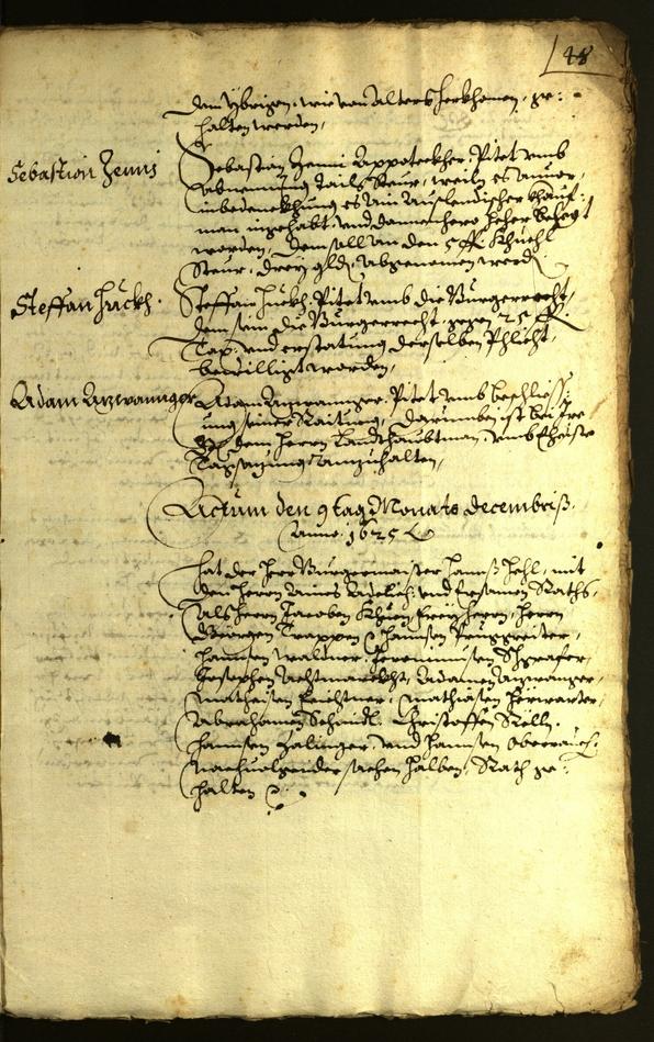 Archivio Storico della Città di Bolzano - BOhisto protocollo consiliare 1625 