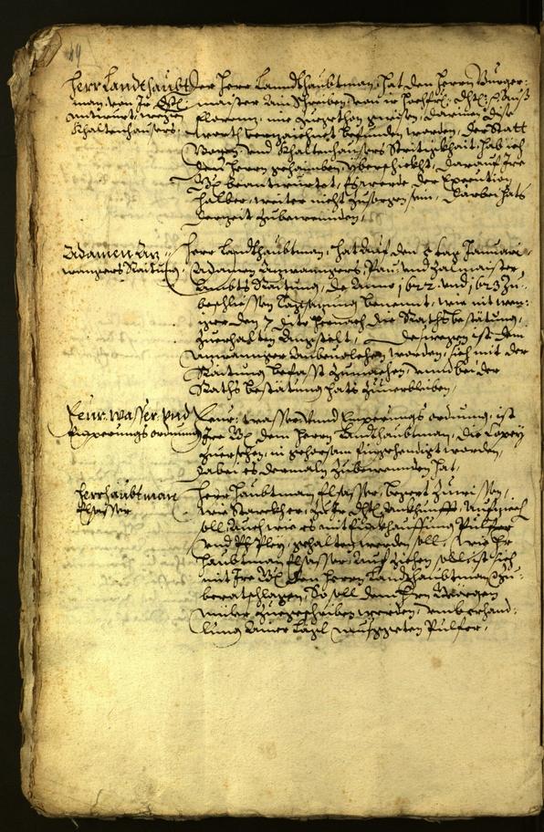 Civic Archives of Bozen-Bolzano - BOhisto Minutes of the council 1625 