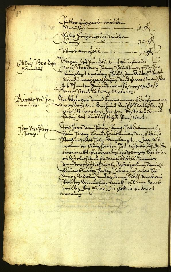 Civic Archives of Bozen-Bolzano - BOhisto Minutes of the council 1625 