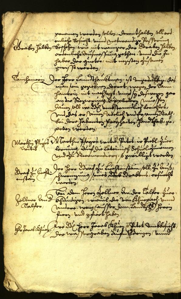 Civic Archives of Bozen-Bolzano - BOhisto Minutes of the council 1625 