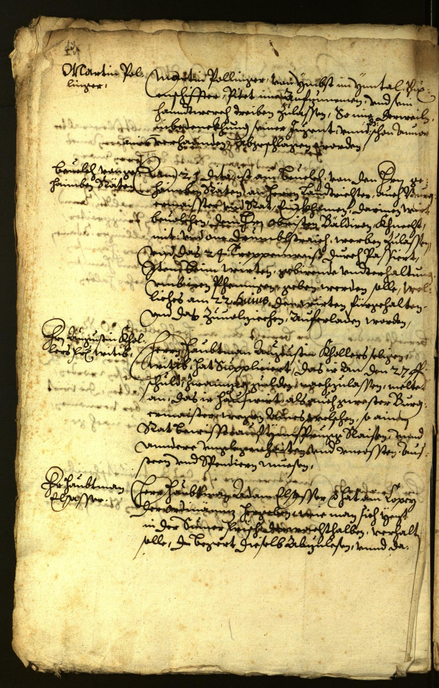 Civic Archives of Bozen-Bolzano - BOhisto Minutes of the council 1625 