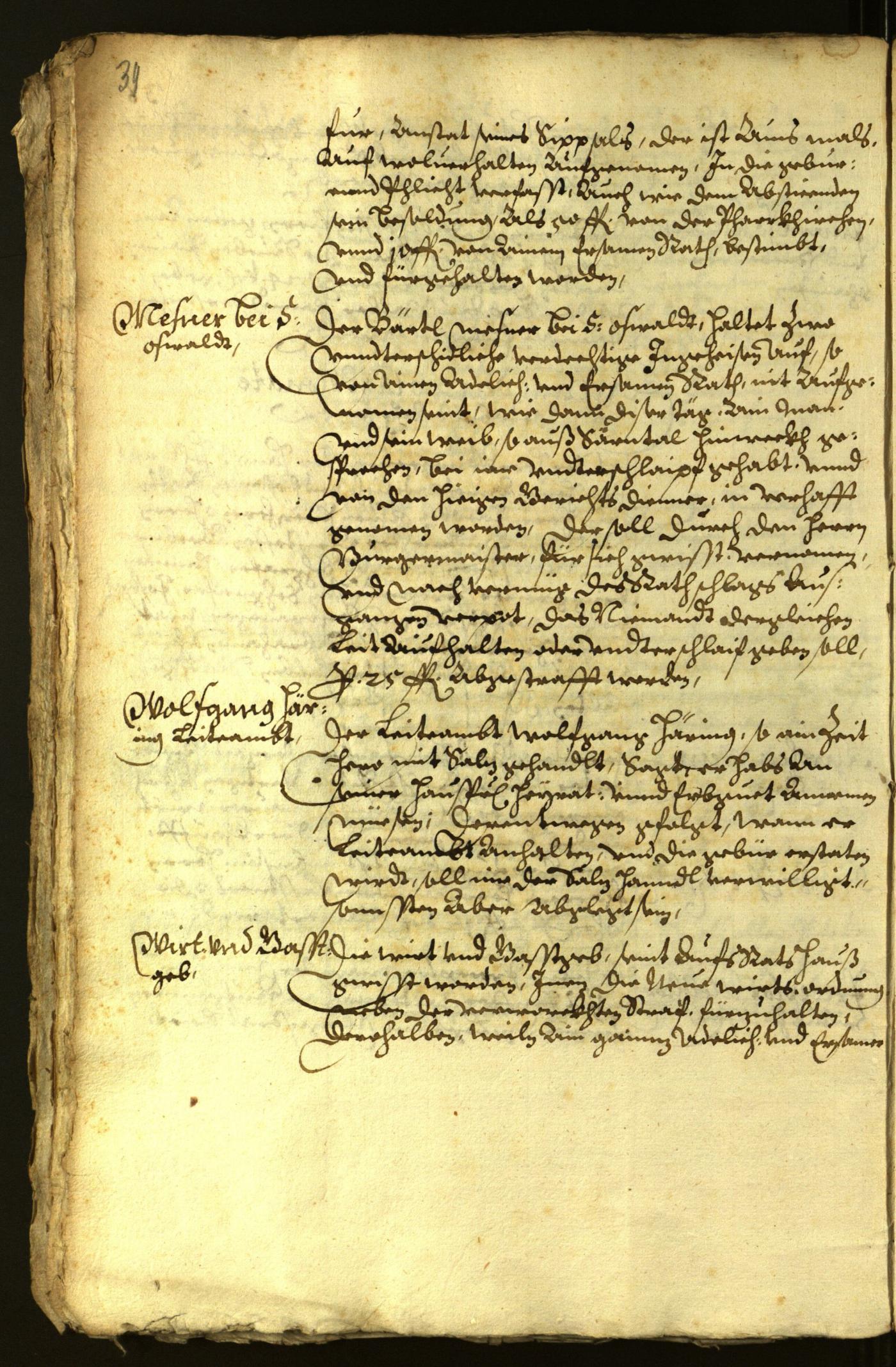 Civic Archives of Bozen-Bolzano - BOhisto Minutes of the council 1625 