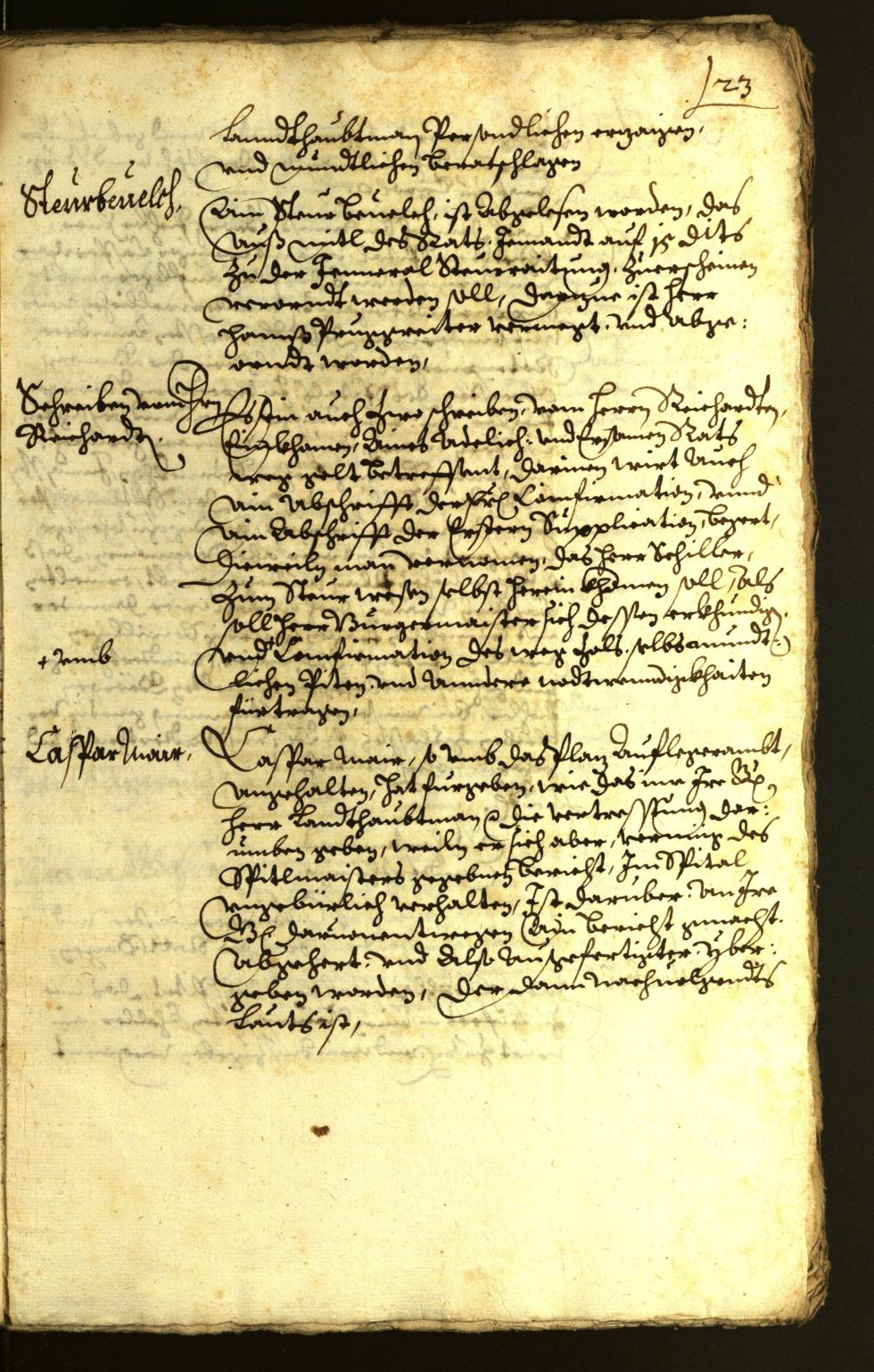 Civic Archives of Bozen-Bolzano - BOhisto Minutes of the council 1625 