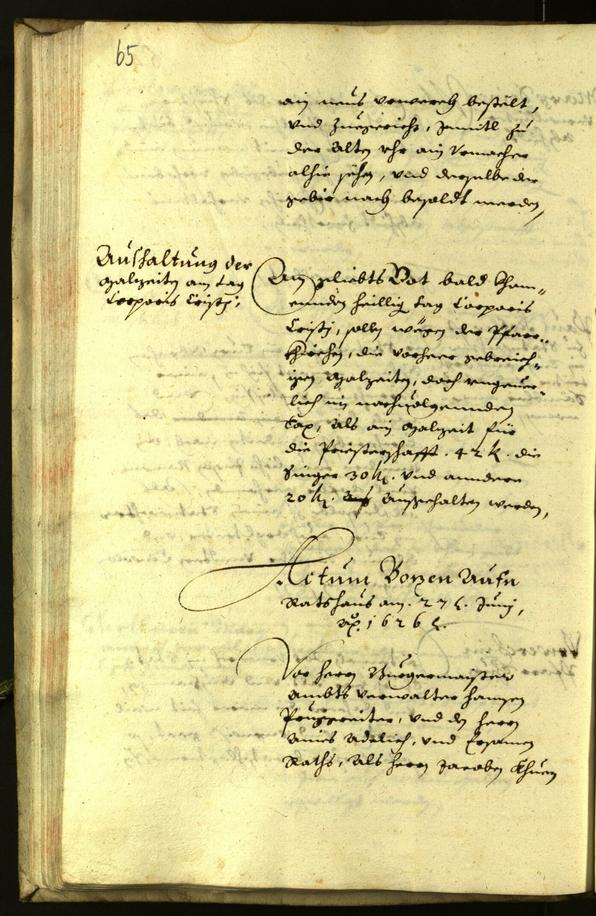 Civic Archives of Bozen-Bolzano - BOhisto Minutes of the council 1626 