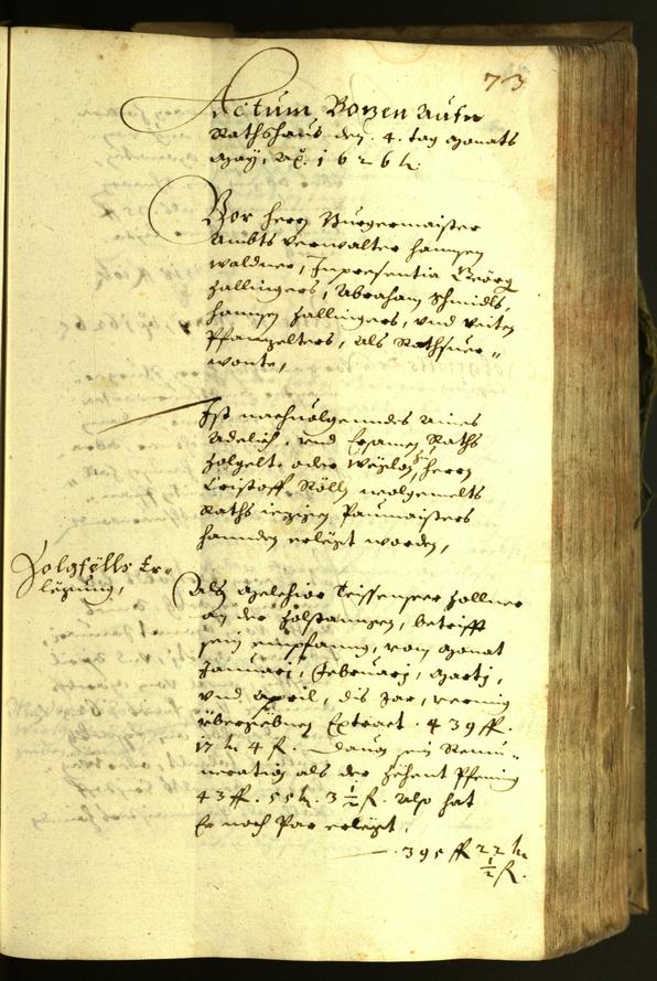 Civic Archives of Bozen-Bolzano - BOhisto Minutes of the council 1626 